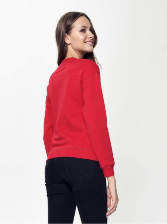 Хлопковый свитшот с мерцающей надписью Disney LD 949 || Джемпер жін. CE DISNEY LD 949, р.170-92, royal black