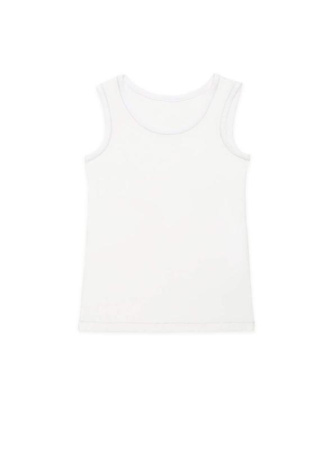 Топ из модала с мерцающей окантовкой LD 712 || ВТЖ Джемпер жін. CE LD 712, р.170-92, білий