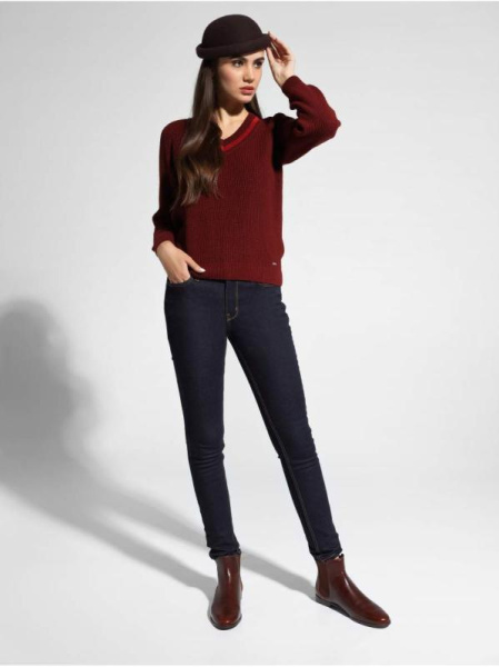 &quot;Oversize&quot; пуловер из итальянской пряжи с кашемиром LDK 066