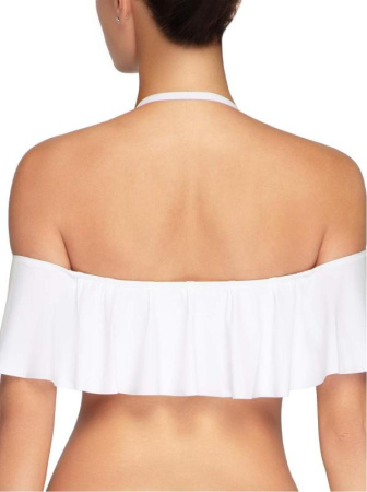 Бикини-топ с воланом BLANKA || ВКТ CE Топ купальний жіночий BLANKA, р.77-81, чорний