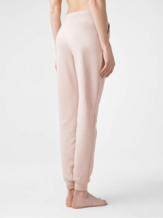 Джоггеры ORA с высокой посадкой с легким мерцанием люрекса || Брюки жін. CE ORA, р.170-94, shiny rose