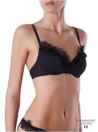 Лиф с уплотненными чашками и эффектным кружевом NIKKI