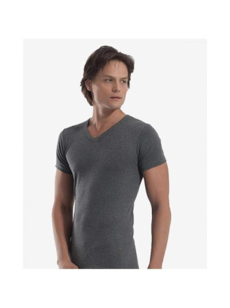 Мужская футболка Oztas A-1062, L, Серый