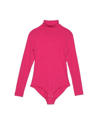 Классическая боди-водолазка в рубчик из вискозы премиального качества LBD 1030 || Боді жін. CE LBD 1030, р.164-100-106, pink sorbet Классическая боди-водолазка в рубчик из вискозы премиального качества LBD 1030 || Боді жін. CE LBD 1030, р.164-100-106, pink sorbet