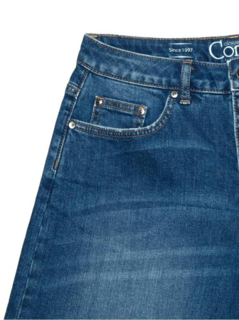 Eco-friendly джинсы Mom Fit с высокой посадкой CON-189 || Брюки джинсові жін. CE CON-189, р.170-106, mid blue Eco-friendly джинсы Mom Fit с высокой посадкой CON-189 || Брюки джинсові жін. CE CON-189, р.170-106, mid blue