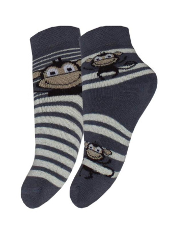 ШКАРПЕТКИ ДИТЯЧІ 3060 BABY (малюнок), р.13-14, 546 ДЖИНС