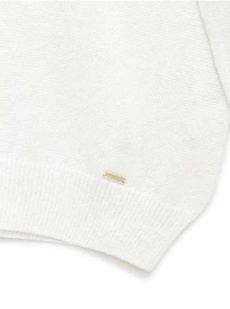 Вязаный джемпер с ажурным узором из легкой пряжи с хлопком LDK 095 || Джемпер жін. CE LDK095 19С-137СП, р.170-88, grey-blue