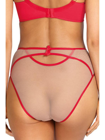 Полные трусики Ewa Bien Sento C124 Красно-телесный || Полные трусики Ewa Bien Sento C124 Красно-телесный
