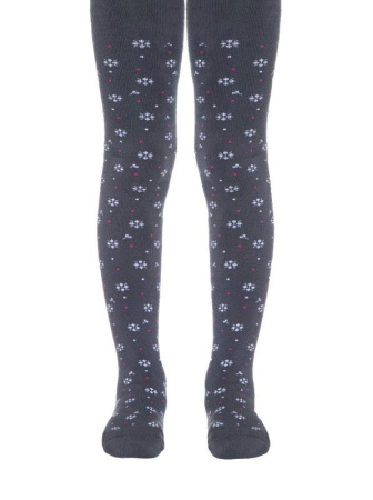 Колготки детские Conte Kids SOF-TIKI 7С-38СП, р.128-134, 396 темно-сірий