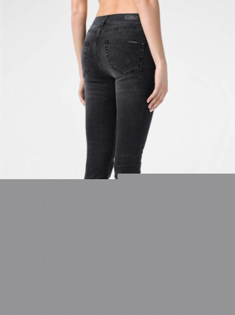 Моделирующие eco-friendly джинсы skinny со средней посадкой CON-150 || Брюки джинсові жін. CE CON-150, р.164-90, washed black Моделирующие eco-friendly джинсы skinny со средней посадкой CON-150 || Брюки джинсові жін. CE CON-150, р.164-90, washed black