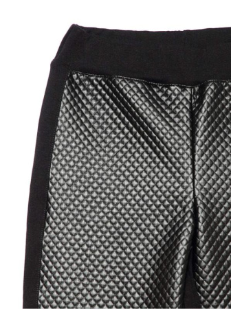 Леггинсы с эффектом &quot;фактурной кожи&quot; BRILLY, р.164-94, Nero || Легінси з ефектом &quot;фактурної шкіри&quot; BRILLY, р. 164-94, Nero