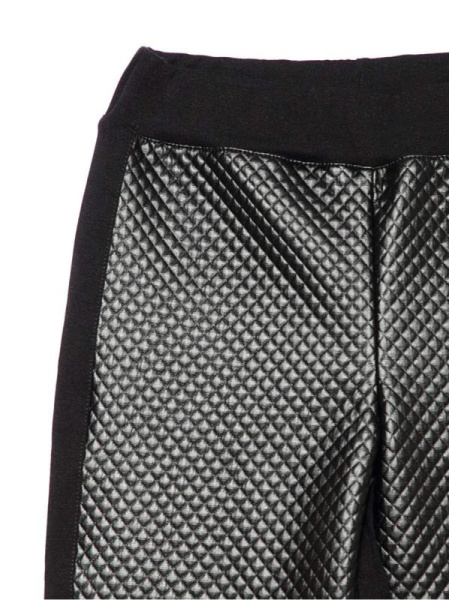 Леггинсы с эффектом &quot;фактурной кожи&quot; BRILLY, р.170-98, Nero