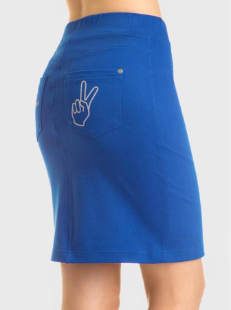 Моделирующая юбка с рисунками на карманах ELECTRA || ВТЖ Спідниця жін. CE ELECTRA, р.170-94, рожевий