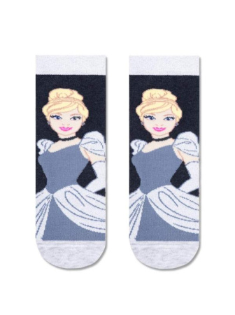 Шкарпетки дит. CK DISNEY (принцеси) 17С-138СПМ, р.18, 387 світло-сірий