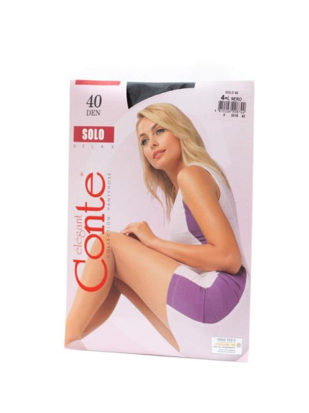 Колготки з шортиками Solo 40, р. 2, Nero Колготки з шортиками Solo 40, р. 2, Nero