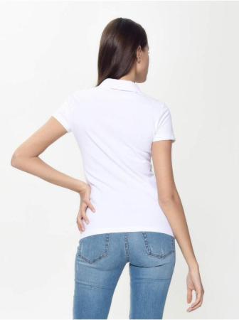 Классическая футболка-поло из хлопка LD 927 || Джемпер жін. CE LD 927, р.170-104, white