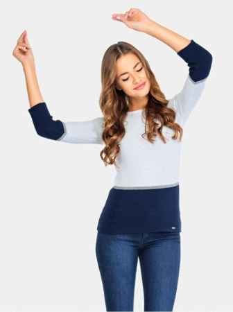 ВТЖП Джемпер жін. CONTE ELEGANT LDK009 16С-74СП, р.158,164-88, чорний-білий