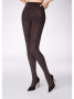 Зимние теплые хлопковые колготки MARILYN Cotton 120, 1/2, dark melange(тёмно-серый)