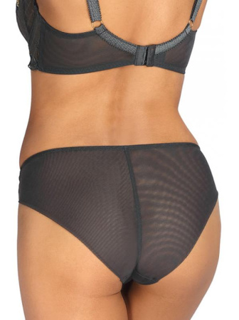 Полные трусики Ewa Bien Tamal C100 Графитово-бирюзово-золотой