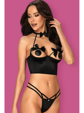 Комплект Obsessive Delishya set  Черный