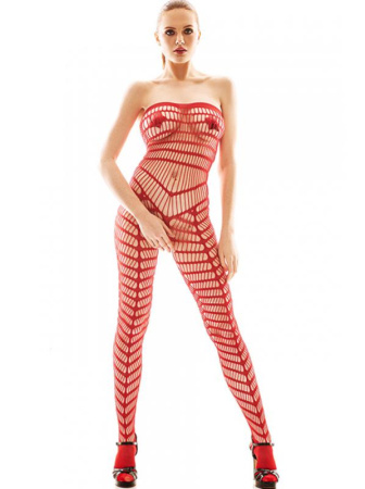 Комбинезон-сетка Anais Orica Красный