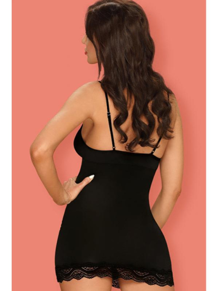 Комплект Obsessive Diyosa chemise  Черный