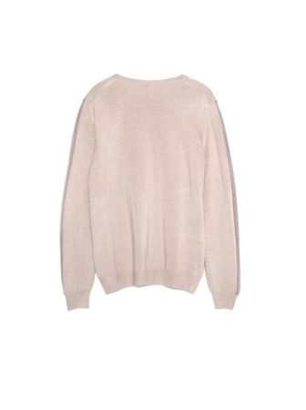 Вязаный джемпер с прозрачной отделкой по рукавам LDK 058 || Джемпер жін. CE LDK058 18С-210СП, р.170-96, black