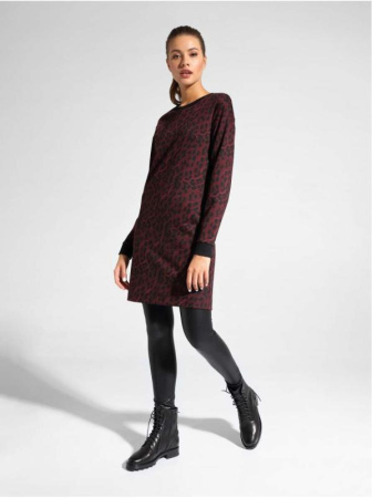 Платье с леопардовым рисунком LPL 1045