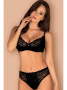 Комплект Obsessive Laurise set Черный