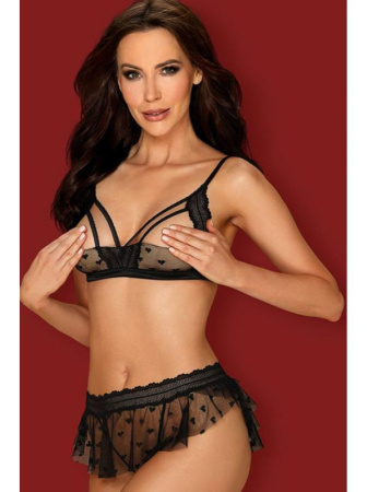 Комплект Obsessive Heartia set  Черный