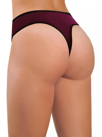 Стринги ORO Bella 2228 Бургундово-черный || Стринги ORO Bella 2228 Бургундово-черный