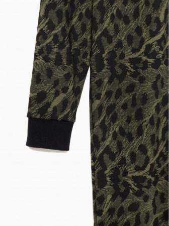 Платье с леопардовым рисунком LPL 1045 || Плаття жін. CE LPL 1045, р.170-96-102, khaki leo