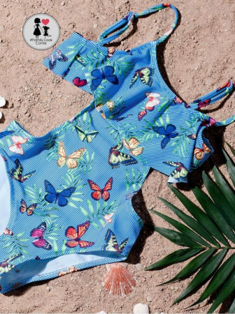 Слитный купальник с воланом SWEET BUTTERFLY Слитный купальник с воланом SWEET BUTTERFLY