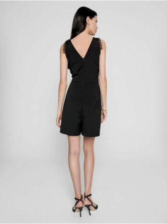 Черный полукомбинезон с открытыми плечами и кружевом GIGI || Напівкомбінезон жін. CE GIGI, р.170-84-90, black