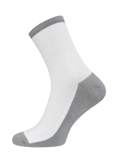 НОСКИ МУЖСКИЕ 15С2330, р.29, 031 БЕЛЫЙ-СВ.СЕРЫЙ