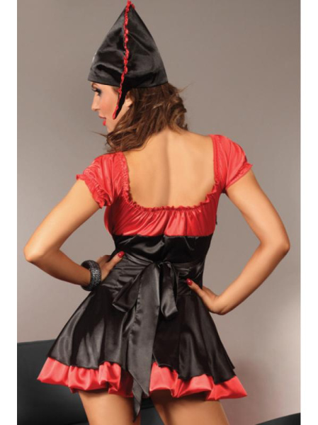 Костюм LivCo Corsetti Nemesis Красно-черный