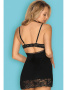 Комплект Obsessive Raquelia chemise Черный