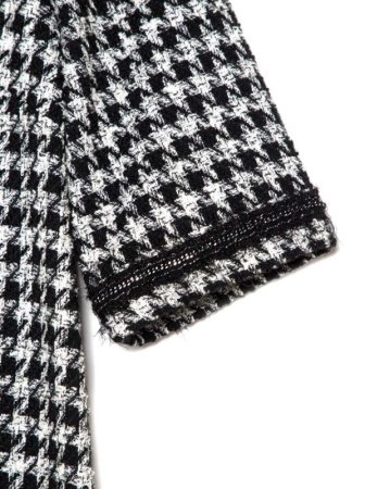 Платье с рисунком &quot;клетка&quot; и легким мерцанием люрекса LPL 1053 || Плаття жін. CE LPL 1053, р.164-88-94, black-ivory