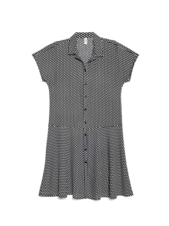 Легкое платье-рубашка с принтом &quot;звезды&quot; LPL 884 || Плаття жін. CE LPL 884, р.170-84-90, black mini star