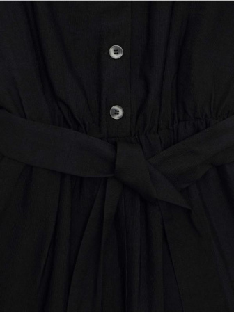 Комбинезон из вискозы с легким шелковым блеском MILANO || Напівкомбінезон жін. CE MILANO, р.170-88-94, black