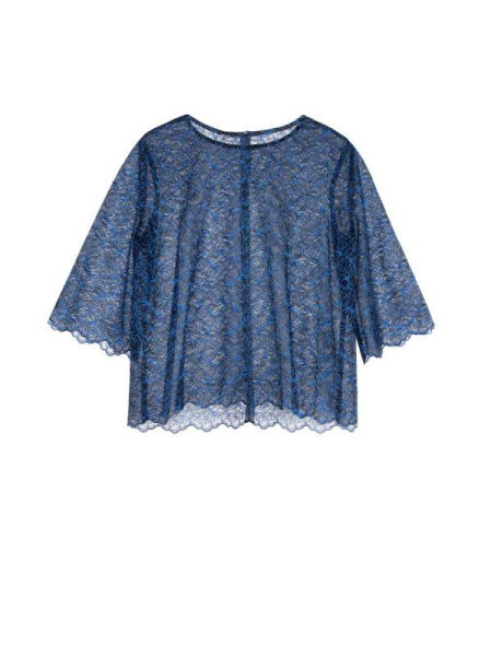 Блуза жін. CE LBL 1061, р.170-96-102, black-royal blue