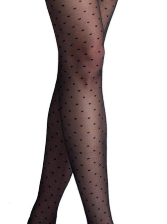Колготки с узором MARILYN Flores 716, 4, nero(чёрный) || Колготки с узором MARILYN Flores 716, 4, nero(чёрный)