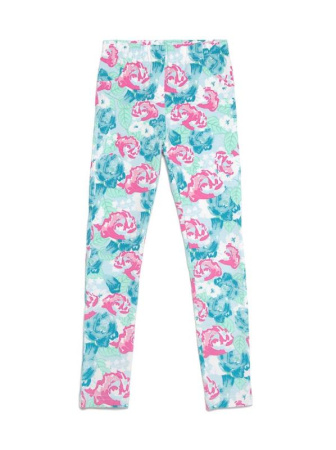 Леггинсы с цветочным рисунком ALIConte, р.146-76, mentol || Легінси з квітковим малюнком ALIConte, р. 146-76, mentol