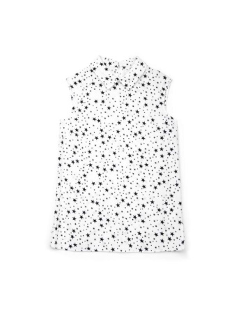 Легкая блузка со звездным принтом LBL 885 || Блуза жін. CE LBL 885, р.170-84-90, white-black Легкая блузка со звездным принтом LBL 885 || Блуза жін. CE LBL 885, р.170-84-90, white-black