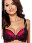 Бюстгальтер формованный Ava Sensual AV 1618 Черно-малиновый || Бюстгальтер формованный Ava Sensual AV 1618 Черно-малиновый