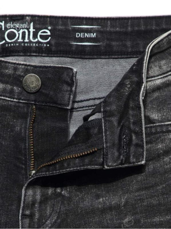 Моделирующие eco-friendly джинсы skinny со средней посадкой CON-173 || Брюки джинсові жін. CE CON-173, р.170-90, washed black Моделирующие eco-friendly джинсы skinny со средней посадкой CON-173 || Брюки джинсові жін. CE CON-173, р.170-90, washed black