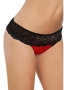 Полные трусики ORO Beatricia 2205 Красно-черный