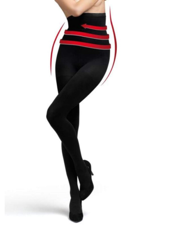 Моделирующие колготки с высокой талией MARILYN Talia Control 100, 2, nero(чёрный)
