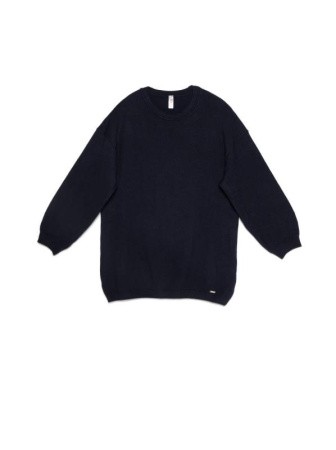Вязаный джемпер из итальянской пряжи с модалом LDK 057 || Джемпер жін. CE LDK057 18С-209СП, р.170-92, dark navy