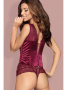 Комплект Obsessive Miamor corset  Бордо